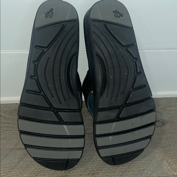 Abeo Bio System Mystic Sandals Black Beaded Flip Flop Thong - Women's Size 10 - Picture 8 of 8